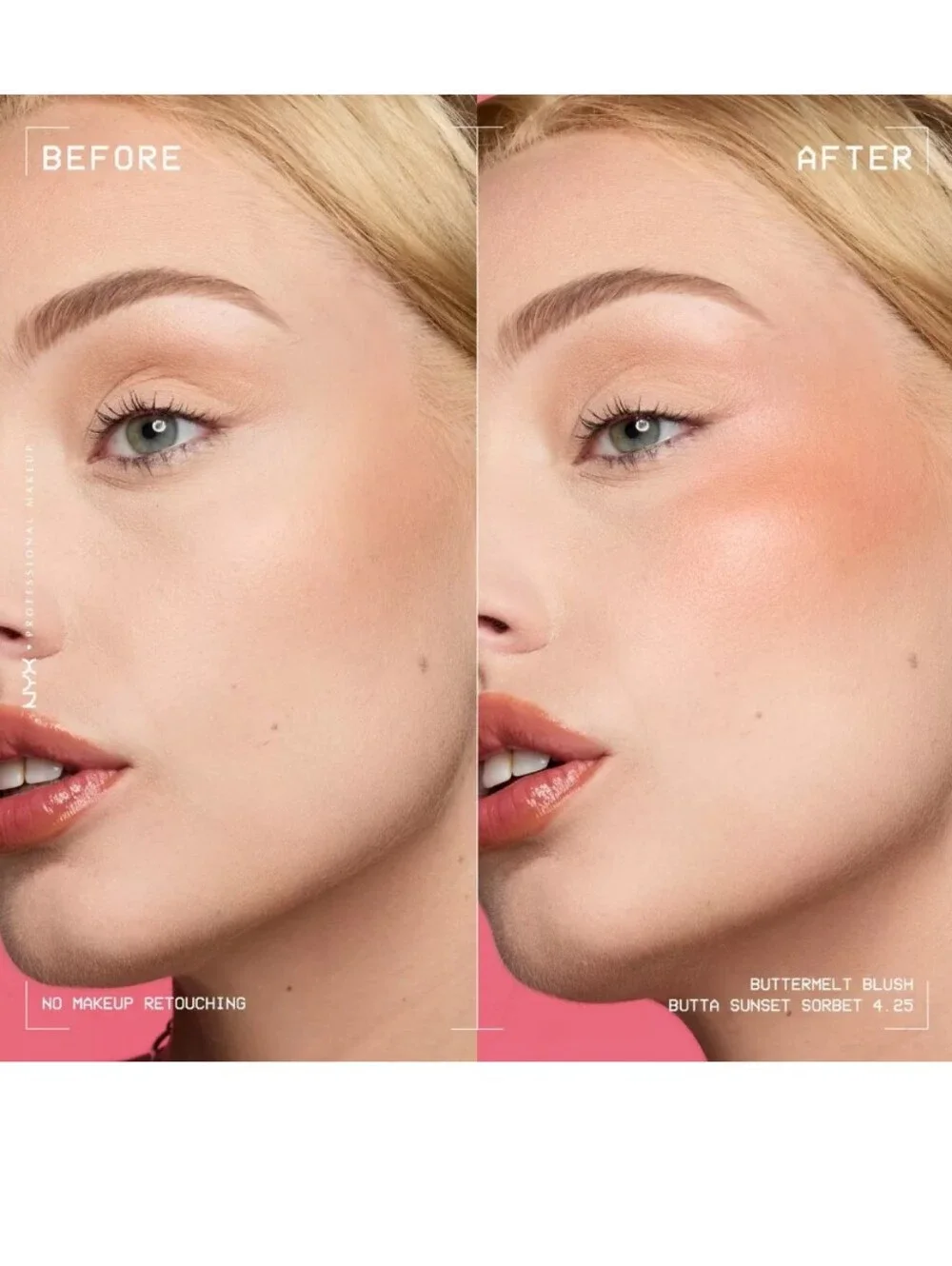 NYX Buttermelt Blush Shade: Butta Sunset Sorbet (glowy peach ✨)